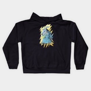 Dragon guarding their hoard 14/12/23 - fantasy inspired designs Kids Hoodie